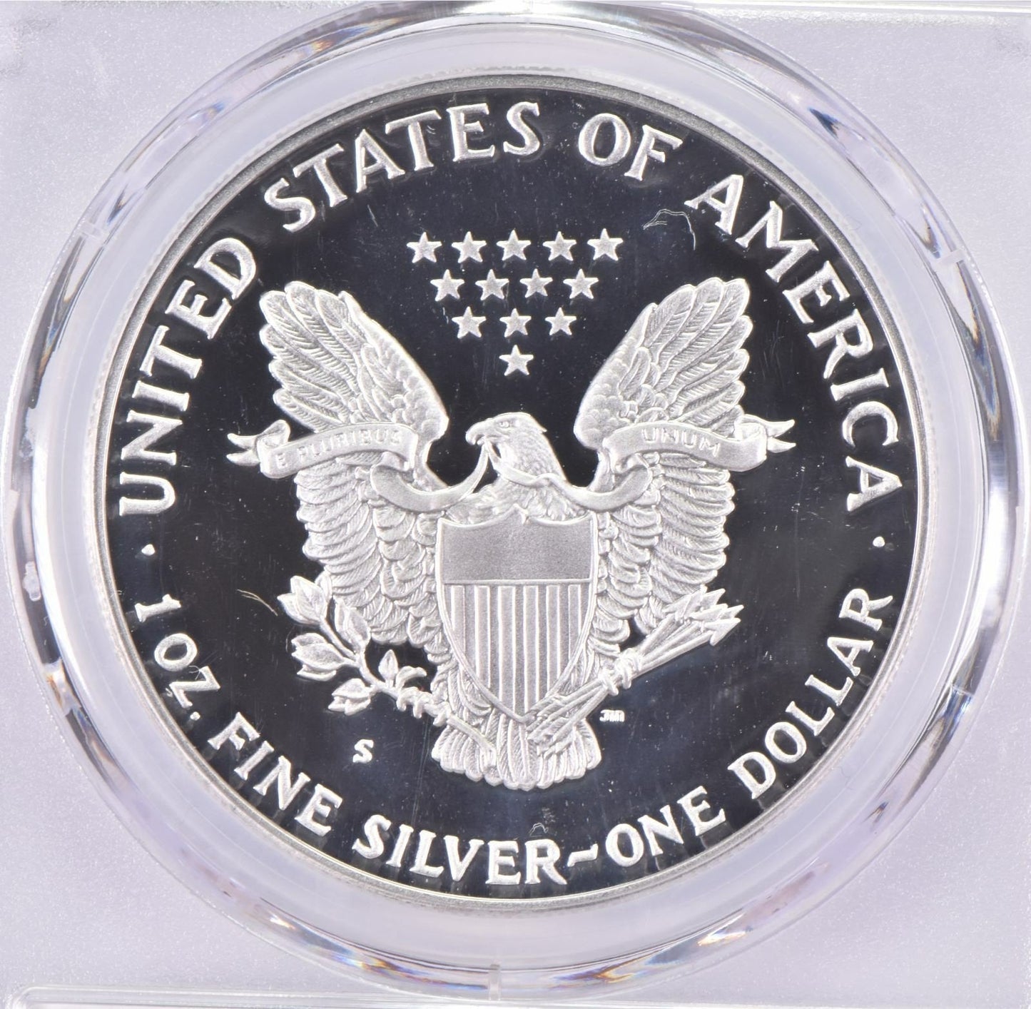 1987-S PR70 DCAM American Silver Eagle PCGS Blue Label *0299