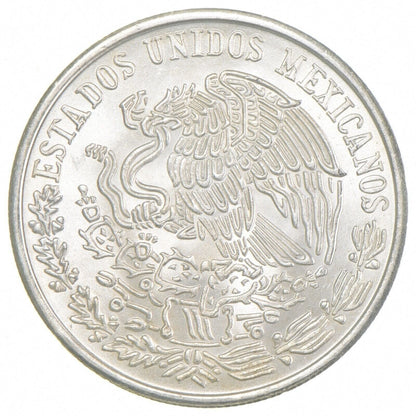 MEXICO 1978 100 PESOS SOLID SILVER COIN MORELOS LOW MINTAGE UNCIRCULATED