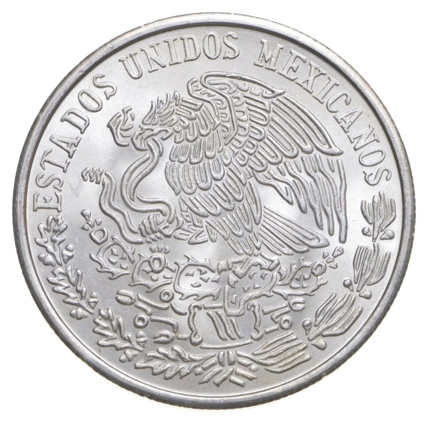 MEXICO 1978 100 PESOS SOLID SILVER COIN MORELOS LOW MINTAGE UNCIRCULATED