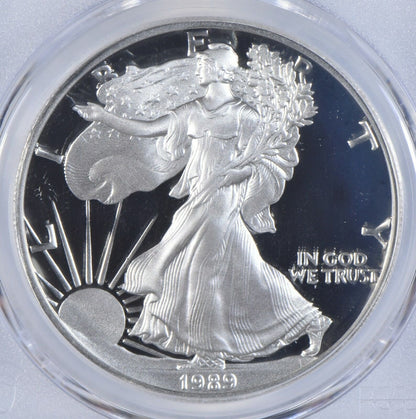 1989-S PR70 CAM PCGS American Silver Eagle Proof 70