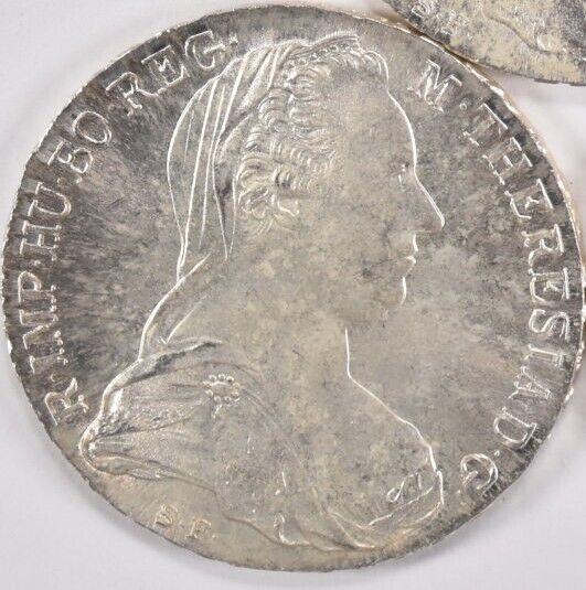 1780-Dated Austria Taler Silver Maria Theresa Thaler