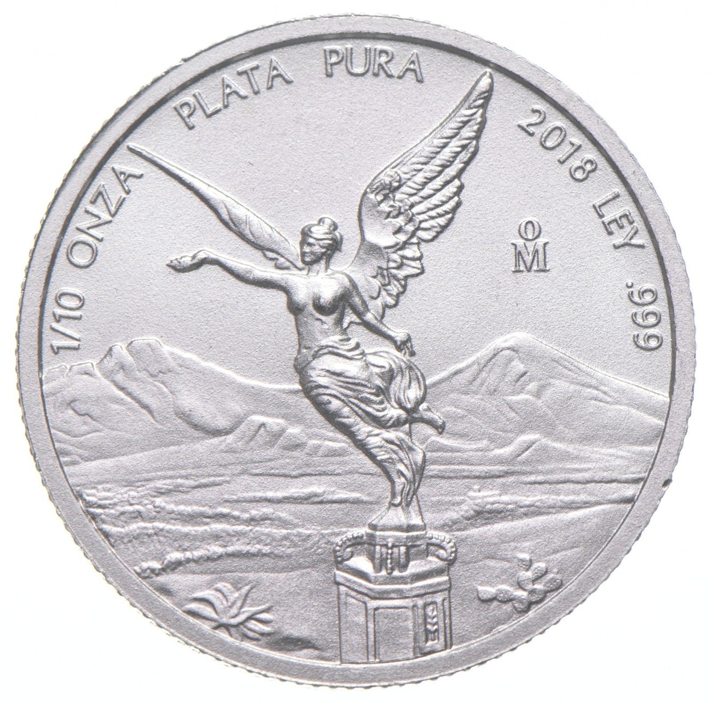 2018 1/10th 1/10 Libertad Onza Ounce Oz Mexico Mexican Silver BU