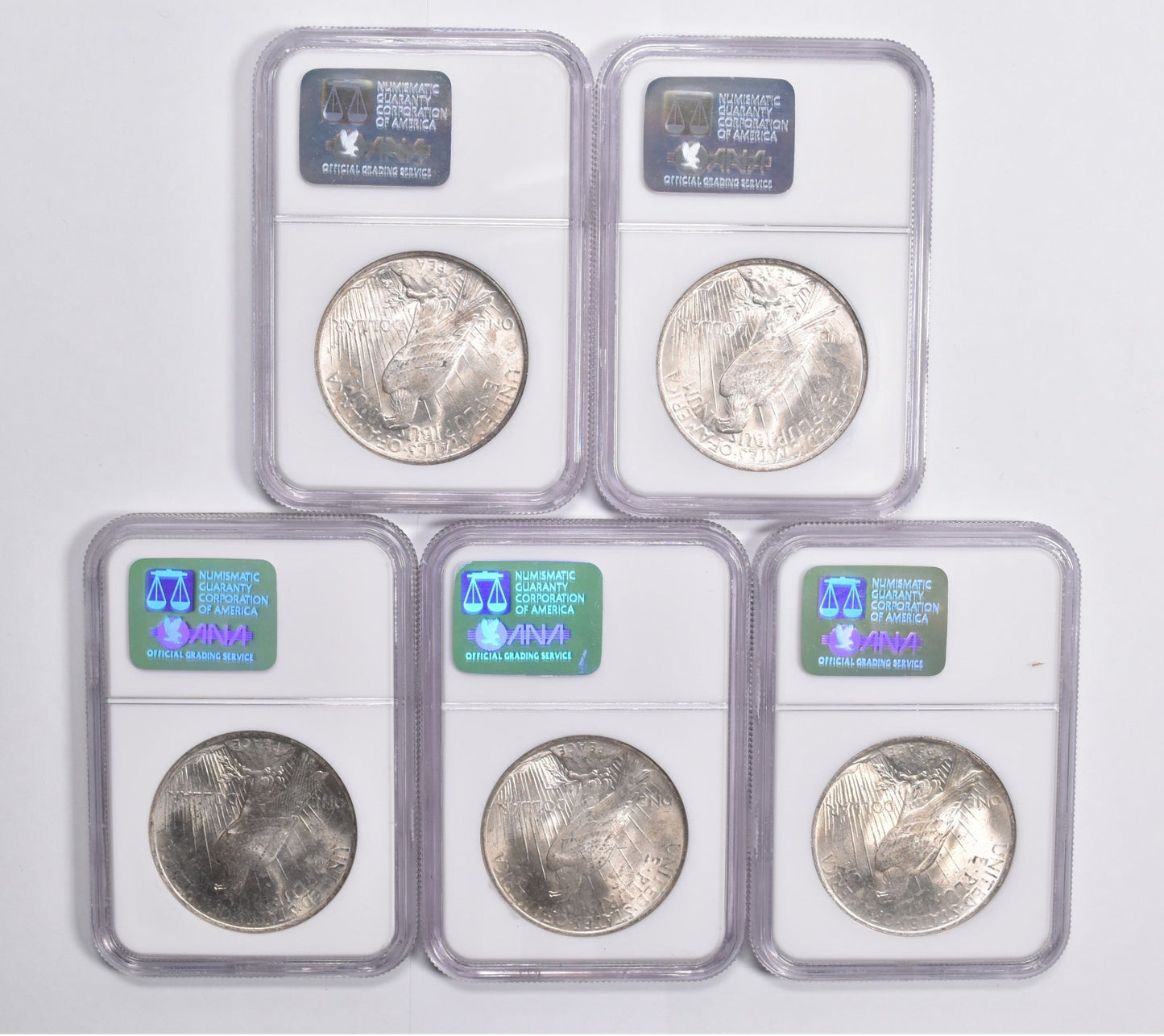 MS63 1922 Peace Dollar Binion Silver Hoard - NGC