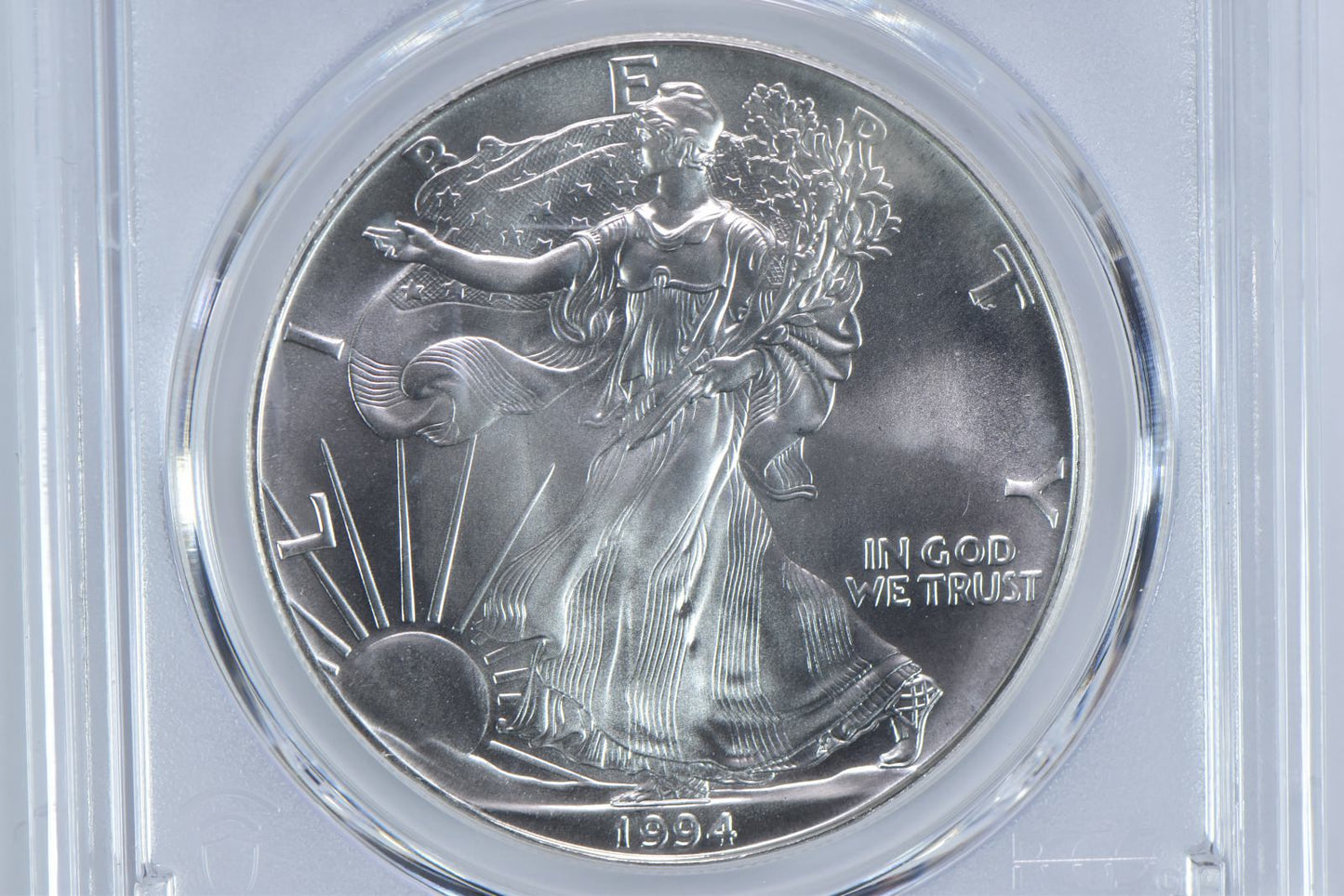 1994 American Silver Eagle BU PCGS Blue Label